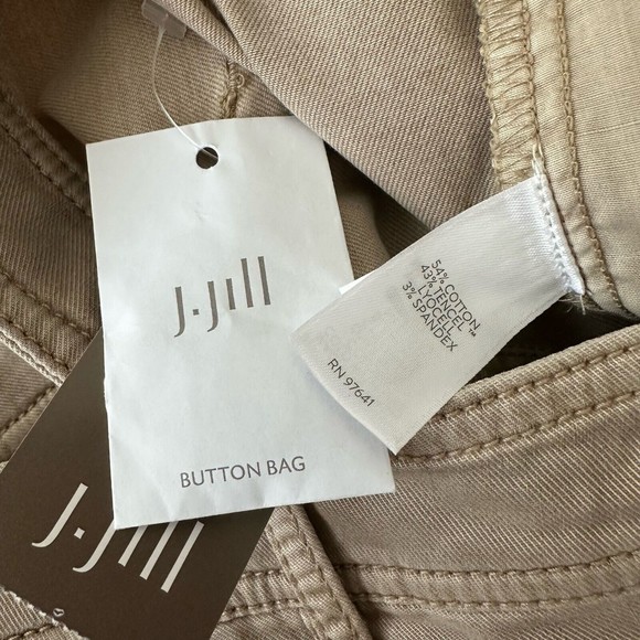 NWT J. Jill Casual Skinny Pants in Light Khaki Sz 10P W6928 - Picture 8 of 11